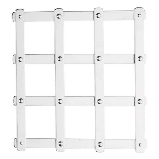 Salvamantel BOJ 150x150mm Acero Cromado Extensible