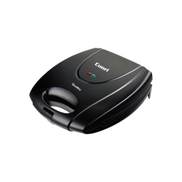 Sandwichera Cuori Quattro 1.400 W 4 Panes Negro