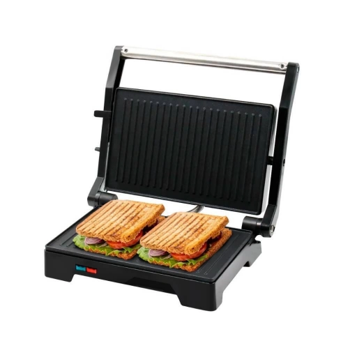 Sandwichera Grill Boma 1.000 W Apertura 180� Acero Inoxidable