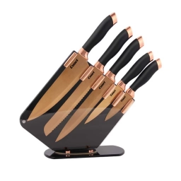 Set de Cuchillos Cuori Rima 6 piezas Acero Inoxidable Soporte