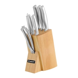 Set Cuori Nacar 8 piezas Acero con Soporte de Madera