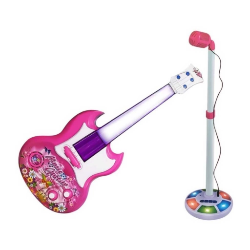 Set Musical Infantil con Micr�fono y Guitarra con Luces