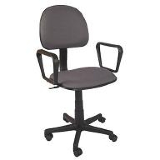 Silla de Escritorio Ergon�mica Negra con Apoyabrazos