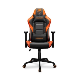 Silla Gamer Cougar Armor Elite Naranja Cuero Sint�tico