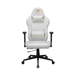 Silla Gamer Cougar Pryme Blanco PVC 120 kg Reposabrazos 3D