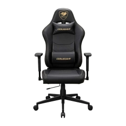 Silla Gamer Cougar Pryme Gold PVC Dorada 120 kg
