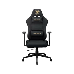 Silla Gamer Cougar Pryme Gold F PVC Negro 120 kg