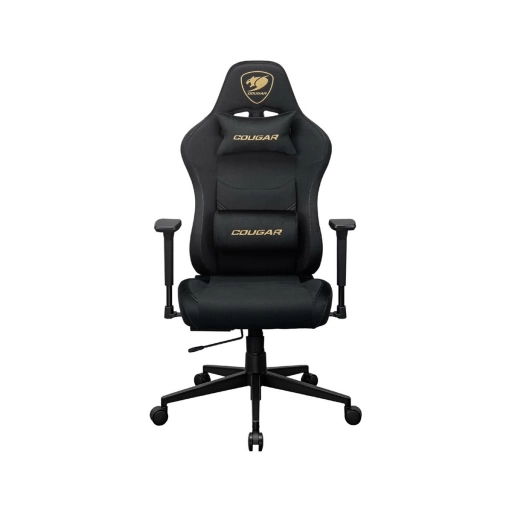 Silla Gamer Cougar Pryme Gold F PVC Negro 120 kg