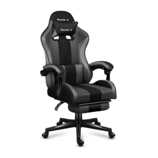 Silla Gamer Huzaro Force 4.7 Grey Black Dise�o Ergon�mico