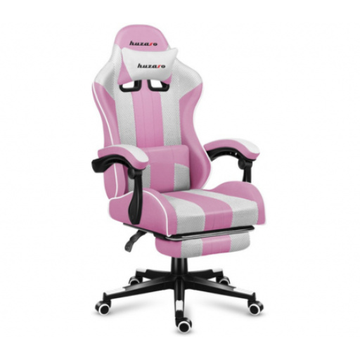 Silla Gamer Huzaro Force 4.7 Pink Rosa Estilo Deportivo