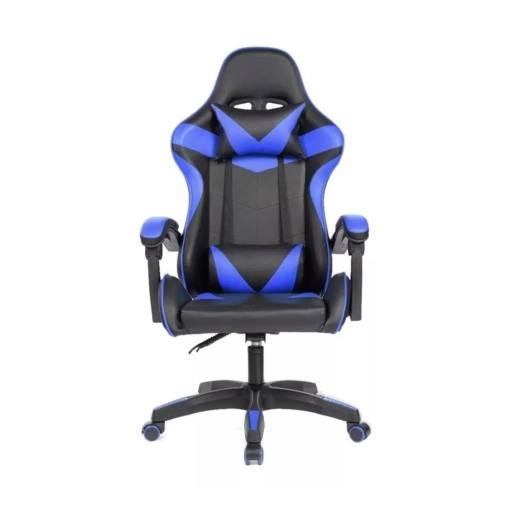 Silla Gamer Lumax ROM Azul Reclinable con Cojines