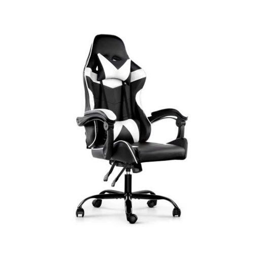Silla Gamer Lumax ROM Reclinable 160 Grados Blanco y Negro 