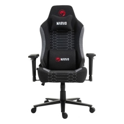 Silla Gamer Marvo CH178 Gris Ergon�mica Reclinable