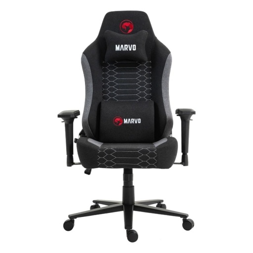 Silla Gamer Marvo CH178 Gris Ergon�mica Reclinable