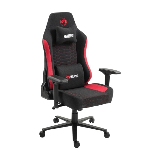 Silla Gamer Marvo CH178 Negro Rojo Reclinable 180�