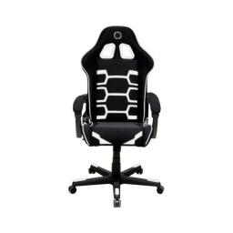 Silla Gamer Nibio Savage GC112 Negra Blanca con Reposabrazos
