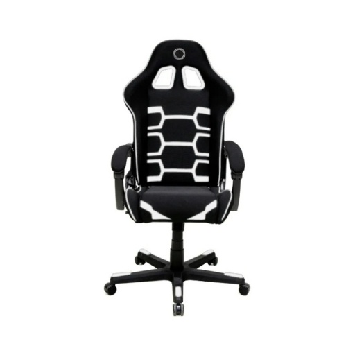 Silla Gamer Nibio Savage GC112 Negra Blanca con Reposabrazos