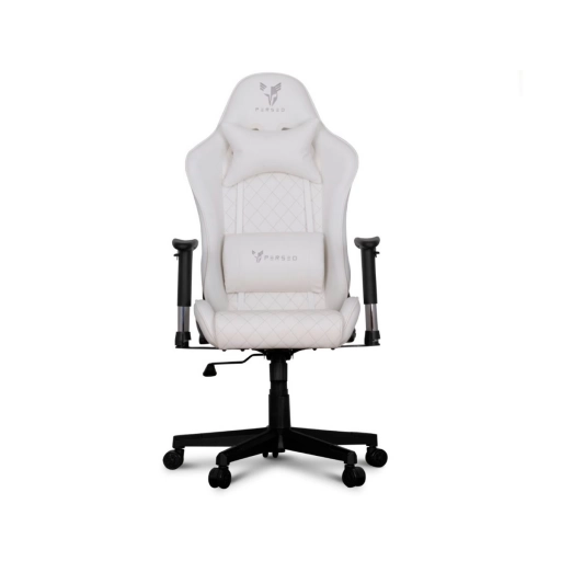 Silla Gamer Perseo Pegasus Wh Blanca Cuero Ecol�gico