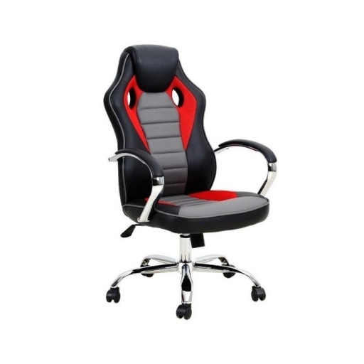 Silla Gamer Nibio Rookie GC029 Negra Roja Ergon�mica