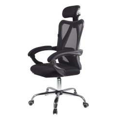 Silla de Oficina Clyde Negra Ergon�mica con Ruedas