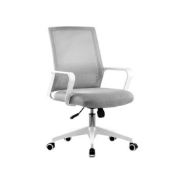 Silla de Oficina Ryan Gris y Blanco Ergon�mica Lumax