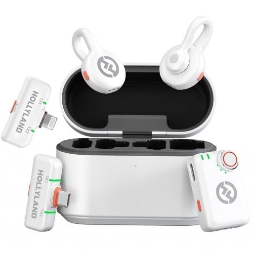 Sistema de Micr�fono Inal�mbrico Hollyland Lark M2S Blanco