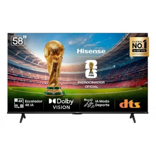 Smart TV Hisense A6N 58" 4K Ultra HD VIDAA Bluetooth
