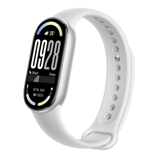 Smartwatch Xiaomi Smart Band 10 5atm Amoled Plateado