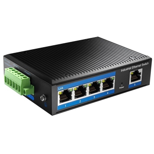 Switch Cudy Industrial de 5 Puertos 10/100 Mbps Compacto
