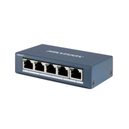 Switch Hikvision 5 Puertos Gigabit RJ45 Gris Oscuro