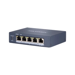 Switch Hikvision DS-3E0505HP-E PoE Gigabit 60 W 5 Puertos