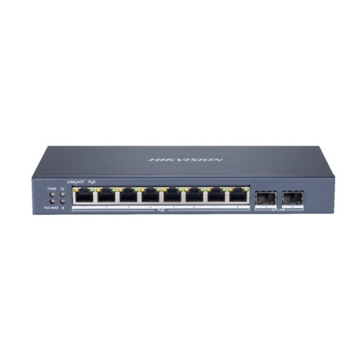 Switch Hikvision DS3E1510PSI 8 Puertos Gigabit 2 SFP