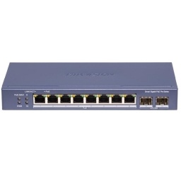 Switch Hikvision Smart 8 Puertos Gigabit PoE 110 W SFP