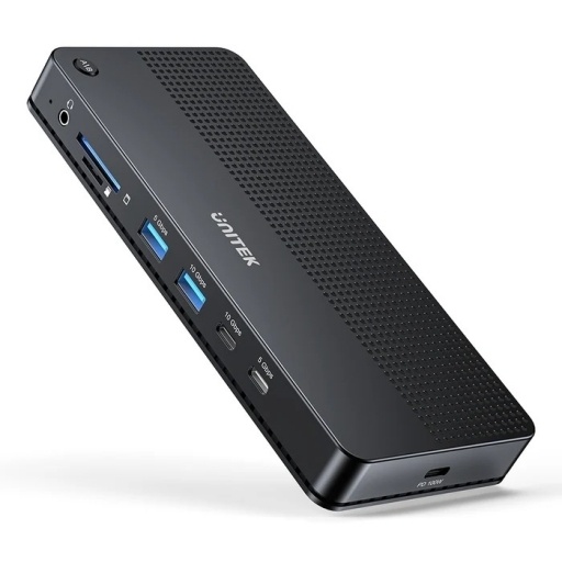 Switch KVM Unitek Universal Dual 4K con Power Delivery 100 W