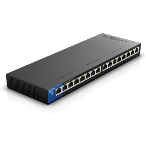 Switch Linksys 16 Puertos Gigabit PoE Plus Rackeable