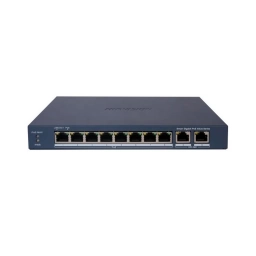 Switch PoE Hikvision con 10 Puertos Gigabit