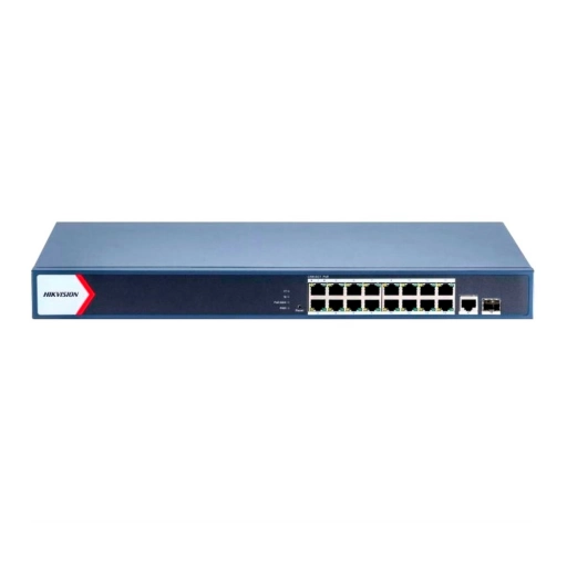 Switch PoE Hikvision PRO con 16 Puertos Gigabit