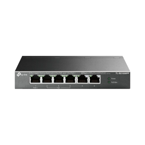 Switch TP-Link TL-SG1006PP 6 Puertos RJ45 Gigabit PoE++