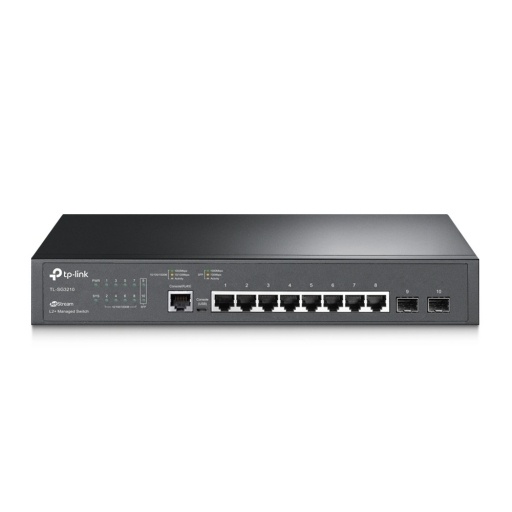 Switch TP-Link TL-SG3210 8 Puertos Gigabit 2 Puertos SFP
