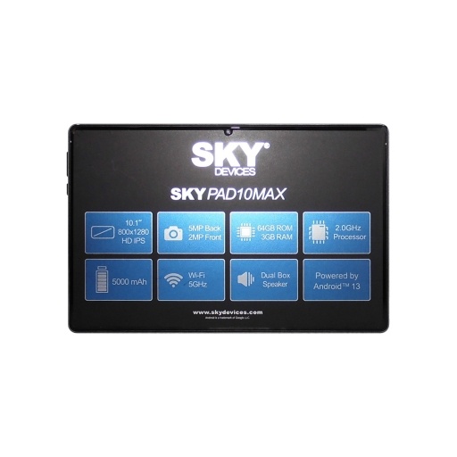 Tablet Sky Pad10 Max 10,1'' 4G 3gb 64gb 5mp+2mp