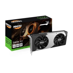 Tarjeta de Video INNO3D GeForce RTX 5070 12GB Twin X2