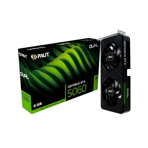 Tarjeta de Video Palit GeForce RTX 5060 8GB Dual