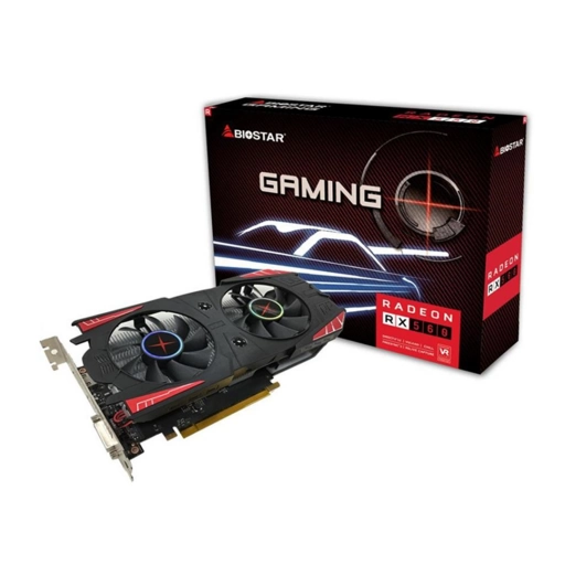 Tarjeta de Video Biostar Radeon RX560 4 GB DDR5 para Gaming