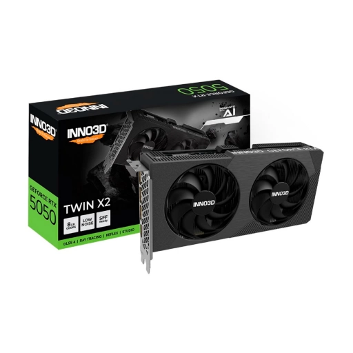 Tarjeta de Video INNO3D GeForce RTX 5050 Twin X2 8 GB