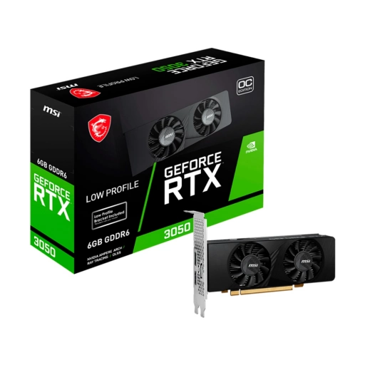Tarjeta de Video MSI GeForce RTX 3050 LP 6 g OC