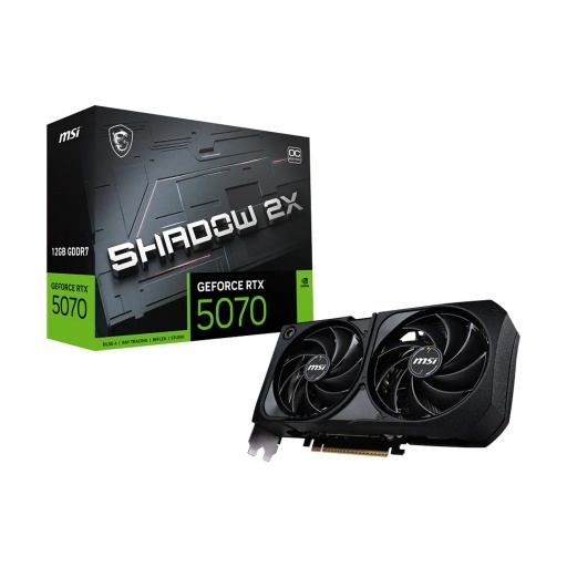 Tarjeta de Video MSI GeForce RTX 5070 Shadow 2X OC 12 GB
