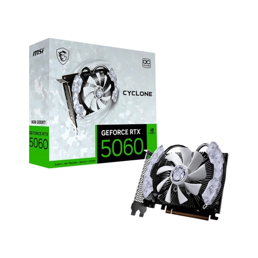 Tarjeta de Video MSI GeForce RTX5060 Cyclone OC 8 GB