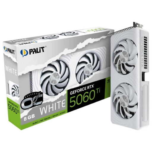 Tarjeta de Video Palit GeForce RTX 5060 Ti White 8 GB GDDR7