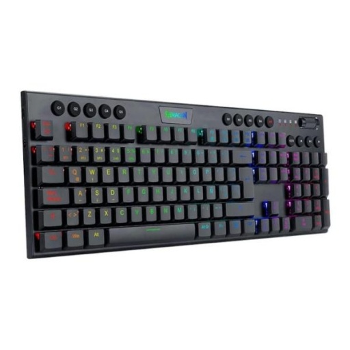 Teclado Gamer Redragon K618 Horus Wireless RGB