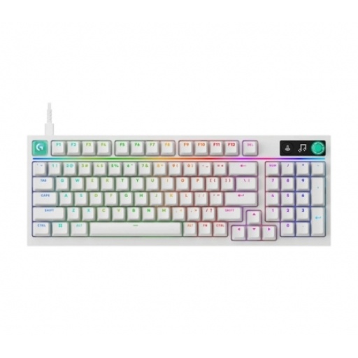 Teclado Gamer Logitech G316 X 98 Blanco RGB Compacto